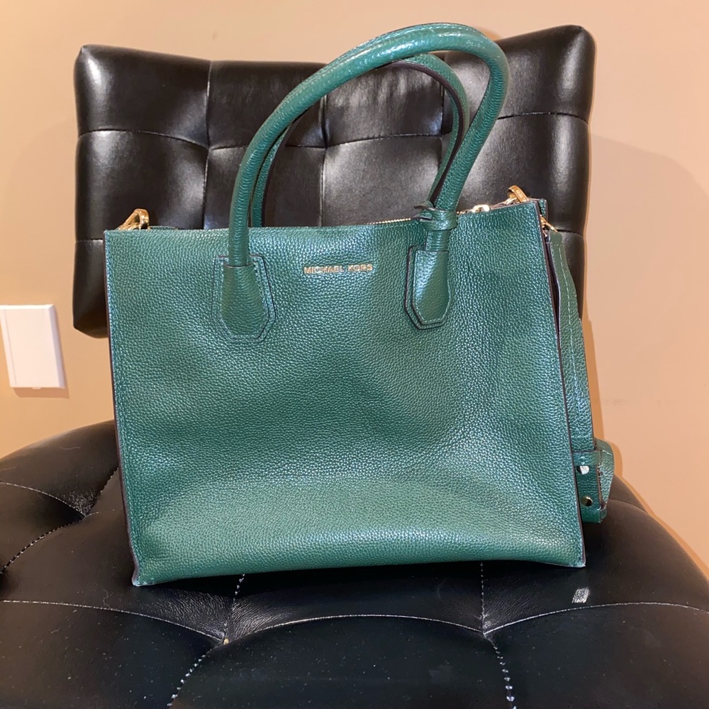 Michael Kors green purse